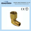 Pneumatic Quick Coupler Compression Copper Brass Aluminum Thermoplastic Tubing 90 Female Elbow